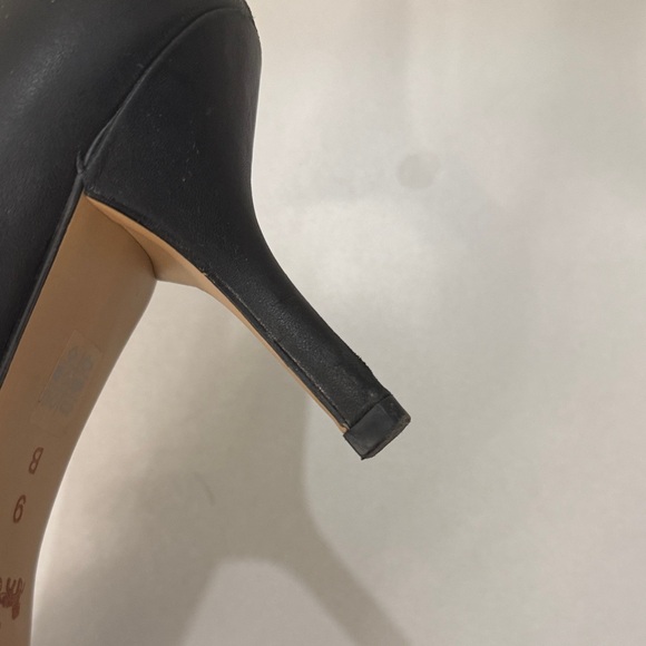 Coach Black Leather Heels Size 9 - Picture 6 of 11
